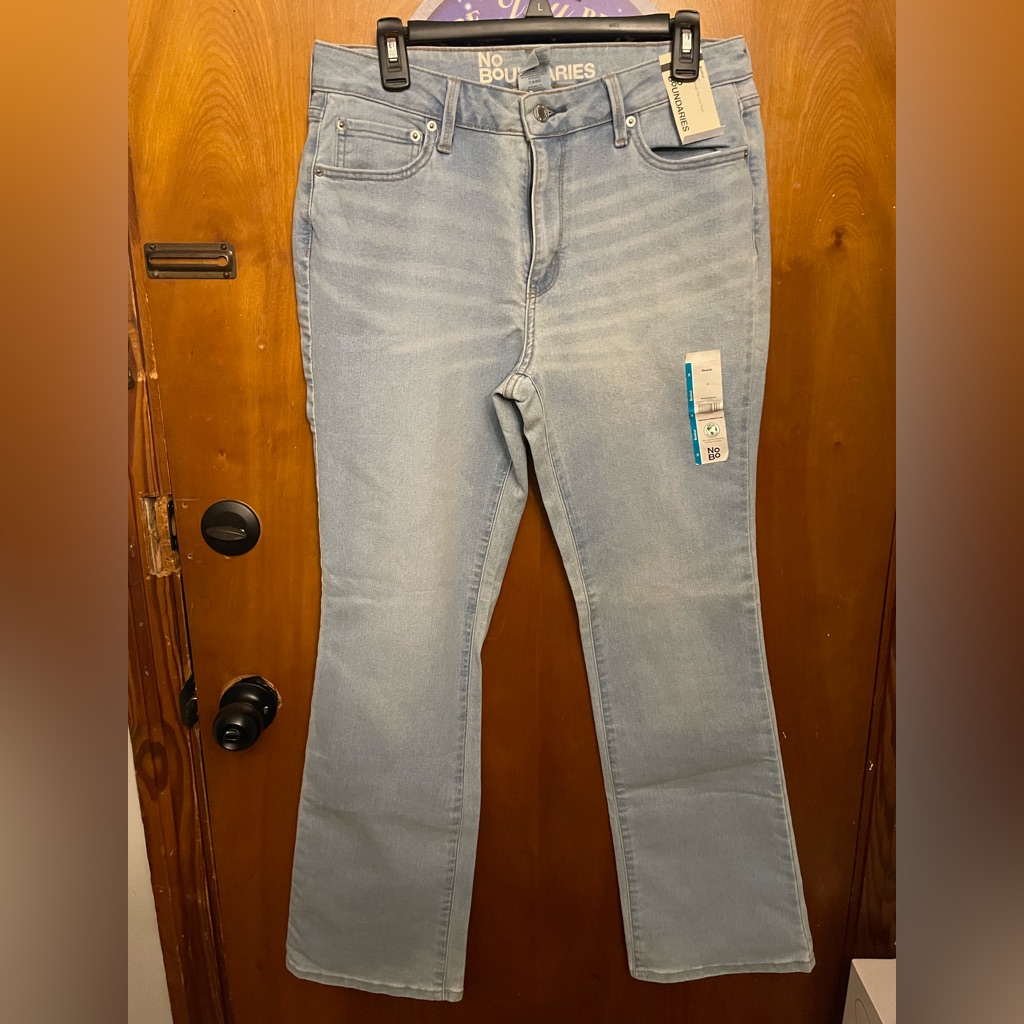 No Boundaries Light Blue Flare Jeans